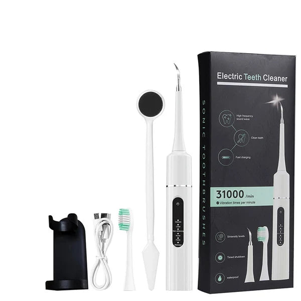 Nettoyeur Dentaire Ultrasonique 5 en 1 – 6 Modes, Embout Détartreur & 58 Jours d’Autonomie 🦷⚡