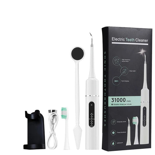 Nettoyeur Dentaire Ultrasonique 5 en 1 – 6 Modes, Embout Détartreur & 58 Jours d’Autonomie 🦷⚡
